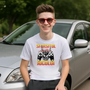 Tricou Sfarsitul jocului - Copii | Dama | Barbat - Img 5
