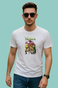 Tricou shrek capcaunul simpatic si prietenii sai in povesti amuzante, Copii | Dama | Barbat - Img 2