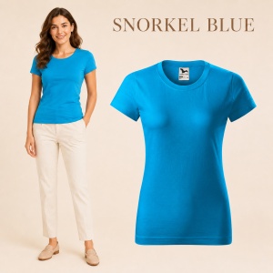 Tricou simplu damă, clasic lejer basic pentru femei | 44 de culori disponibile XS - 2XL - Img 40