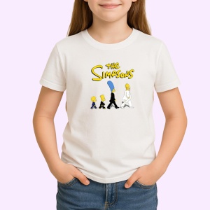 Tricou simpson parodie dupa evolutia omului cu familia in linie, Copii | Dama | Barbat