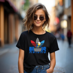 Tricou Simson Play the Music Tricou Negru - Copii | Dama | Barbat - Img 4