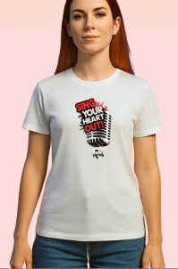Tricou Sing Your Heart Out Microfon, Copii | Dama | Barbat