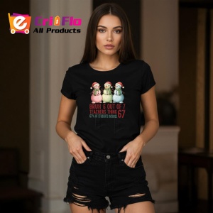 Tricou SIX SEVEN 67 Profesori Statistica Amuzant, din bumbac 100%, tricou negru, Copii | Dama | Barbat - Img 3