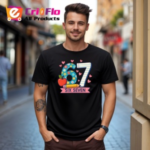 Tricou SIX SEVEN 67 Scoala Mere Dragoste, din bumbac 100%, tricou negru, Copii | Dama | Barbat - Img 2