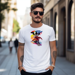 Tricou Skate Adas Street Tricou Alb - Copii | Dama | Barbat - Img 9