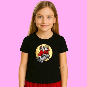 Tricou Skeleton Couple Christmas, din bumbac 100% Copii | Dama | Barbat - Img 3