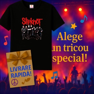 Tricou Slipknot, muzica Rap, Dama | Barbat | Copii, Culoare Negru - Img 7
