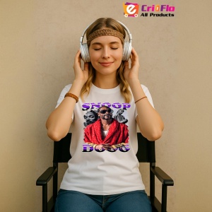 Tricou Snoop Dogg - Red Jacket, muzica Hip-Hop (Gangsta Rap), Dama | Barbat | Copii - Img 9