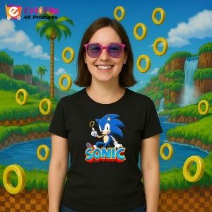 Tricou Sonic - Inelele Destinului Copii | Dama | Barbat - Img 3