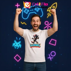 Tricou Sonic Shadow - Saritura Exploziva Copii | Dama | Barbat - Img 10