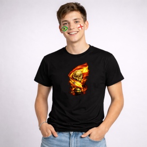 Tricou Spain World Cup Fifa 2026, din bumbac 100%, tricou negru, Copii | Dama | Barbat - Img 2
