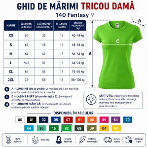 Tricou Sport Damă Malfini Fantasy, 100% Poliester Extra Dry, Croială Cambrată, Guler Rotund, 18 Culori, XS–2XL - Img 3