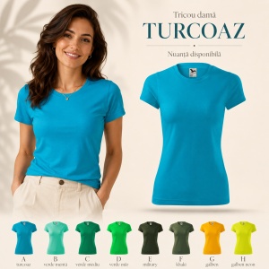 Tricou Sport Damă Malfini Fantasy, 100% Poliester Extra Dry, Croială Cambrată, Guler Rotund, 18 Culori, XS–2XL - Img 35