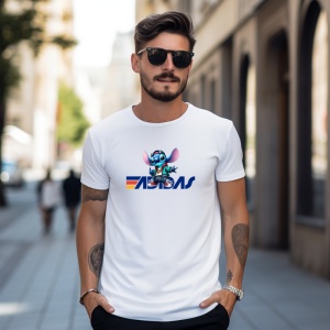 Tricou Stictch Urban Adas Happy Tricou Alb - Copii | Dama | Barbat