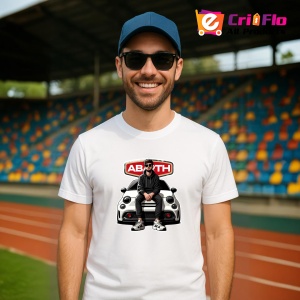 Tricou Still Cool Abarth Car | Unisex Dama si Barbat - Img 3