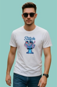 Tricou stitch extraterestrul albastru adorabil si aventurile sale pe pamant, Copii | Dama | Barbat - Img 2