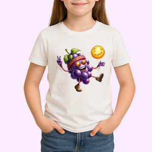 Tricou Strugure amuzant de vara caldura, Fructe, Copii | Dama - Img 1