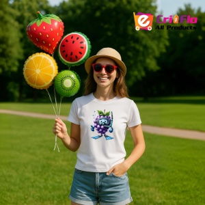 Tricou Strugure amuzant de vara scafandru, Fructe, Copii | Dama - Img 10