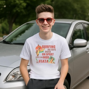 Tricou Surfing nu este doar un sport este un mod de viata - Copii | Dama | Barbat - Img 11