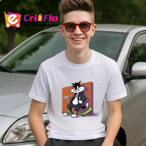 Tricou Sylvester DJ style cu spray și splash roșu Copii | Dama | Barbat Barbat - Img 16