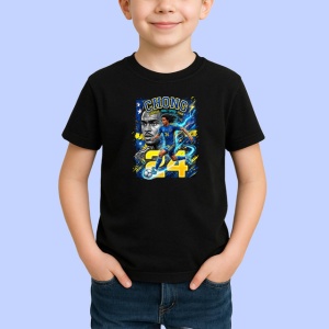 Tricou Tahith Chong Curacao Mijlocas Fotbal, din bumbac 100%, tricou negru Copii | Dama | Barbat - Img 2