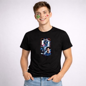 Tricou Takefusa Kubo Japan World Cup Fifa 2026 V3, din bumbac 100%, tricou negru, Copii | Dama | Barbat - Img 2
