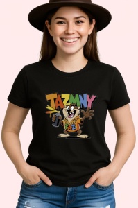 Tricou Taz salbatic cu hanorac galben si graffiti Copii | Dama | Barbat - Img 4