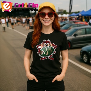 Tricou Tazz Cu Logo Ajs | Unisex Dama si Barbat - Img 2