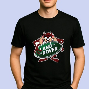 Tricou Tazz Cu Logo Land Rover | Unisex Dama si Barbat