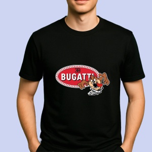 Tricou Tazz Vartej Cu Logo Bugatti | Unisex Dama si Barbat