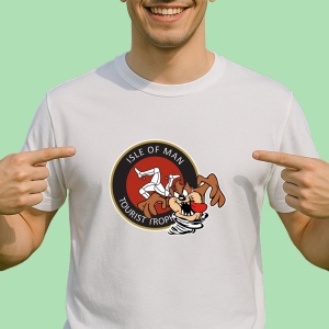 Tricou Tazz Vartej Cu Logo Isle Of Man | Unisex Dama si Barbat