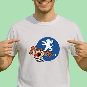 Tricou Tazz Vartej Cu Logo Peugeot 2 | Unisex Dama si Barbat