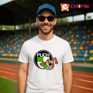 Tricou Tazz Vartej Cu Logo Puch | Unisex Dama si Barbat - Img 4