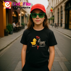 Tricou Te pui, CaPra, Copii | Dama | Barbat , tricou negru - Img 4