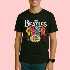 Tricou The Beatles - Sgt. Pepper, muzica Hip-Hop / Rap, Dama | Barbat | Copii, Culoare Negru
