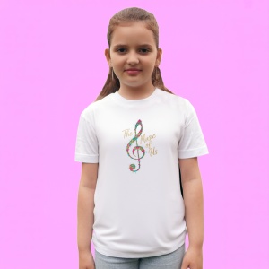 Tricou The Music Of Us Clef Floral, Copii | Dama | Barbat - Img 4