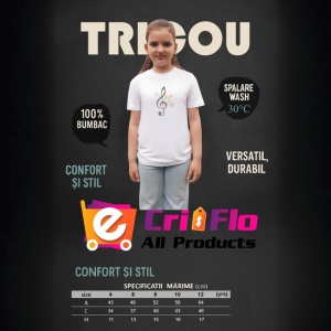 Tricou The Music Of Us Clef Floral, Copii | Dama | Barbat - Img 13