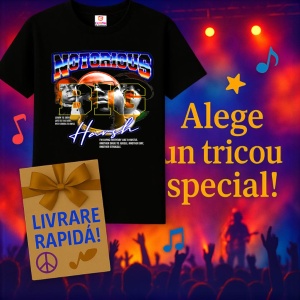 Tricou The Notorious B.I.G., muzica Hip-Hop / Trap, Dama | Barbat | Copii, Culoare Negru - Img 7