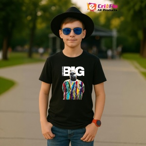 Tricou The Notorious B.I.G. v1, muzica Hip-Hop / Southern Rap, Dama | Barbat | Copii, Culoare Negru - Img 6