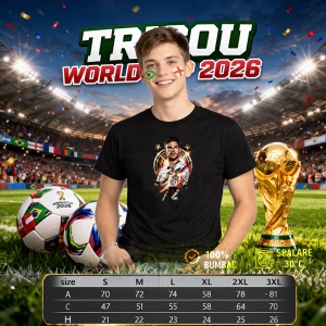 Tricou Thomas Muller Germany World Cup Fifa 2026, din bumbac 100%, tricou negru, Copii | Dama | Barbat - Img 6