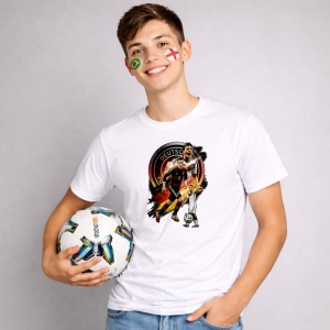 Tricou Thomas Muller Germany World Cup Fifa 2026 V9, din bumbac 100%, tricou alb, Copii | Dama | Barbat