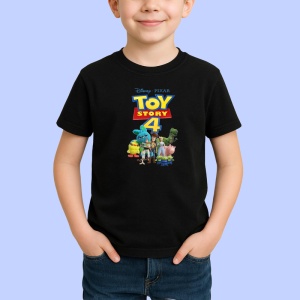 Tricou Toy story 4 jucariile prind viata si traiesc aventuri emotionante, Copii | Dama | Barbat , tricou negru - Img 2