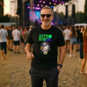 Tricou Travis Scott Astronomical Joker, muzica POP, Dama | Barbat | Copii, Culoare Negru - Img 9