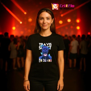 Tricou Travis Scott - La Flame si fluturi albastrii, muzica Hip-Hop / Emo Rap, Dama | Barbat | Copii, Culoare Negru - Img 12