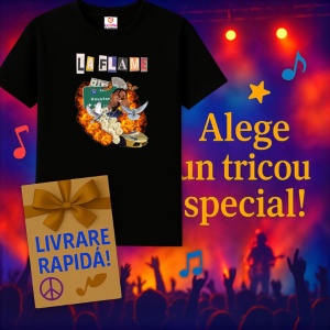 Tricou Travis Scott - La Flame si foc, muzica Hip-Hop / Punk Rap / Trap Metal, Dama | Barbat | Copii, Culoare Negru - Img 11