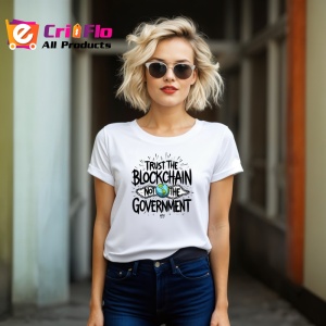 Tricou trust the blockchain not the government, crede in blockchain nu in guvern, Copii | Dama | Barbat - Img 11