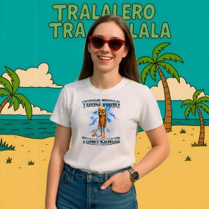 Tricou Tung Tung Tung Sahur 3 ** Tralalero Tralala Copii | Dama | Barbat - Img 11