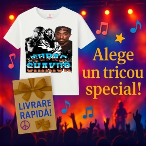 Tricou Tupac City Monochrome, muzica Indie Pop, Dama | Barbat | Copii - Img 7