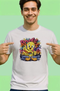 Tricou Tweety rooff freestyle microfon pe scena urbana Copii | Dama | Barbat Barbat - Img 2