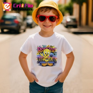 Tricou Tweety Rooster – Microfon și soare, look fresh Copii | Dama | Barbat Barbat - Img 9